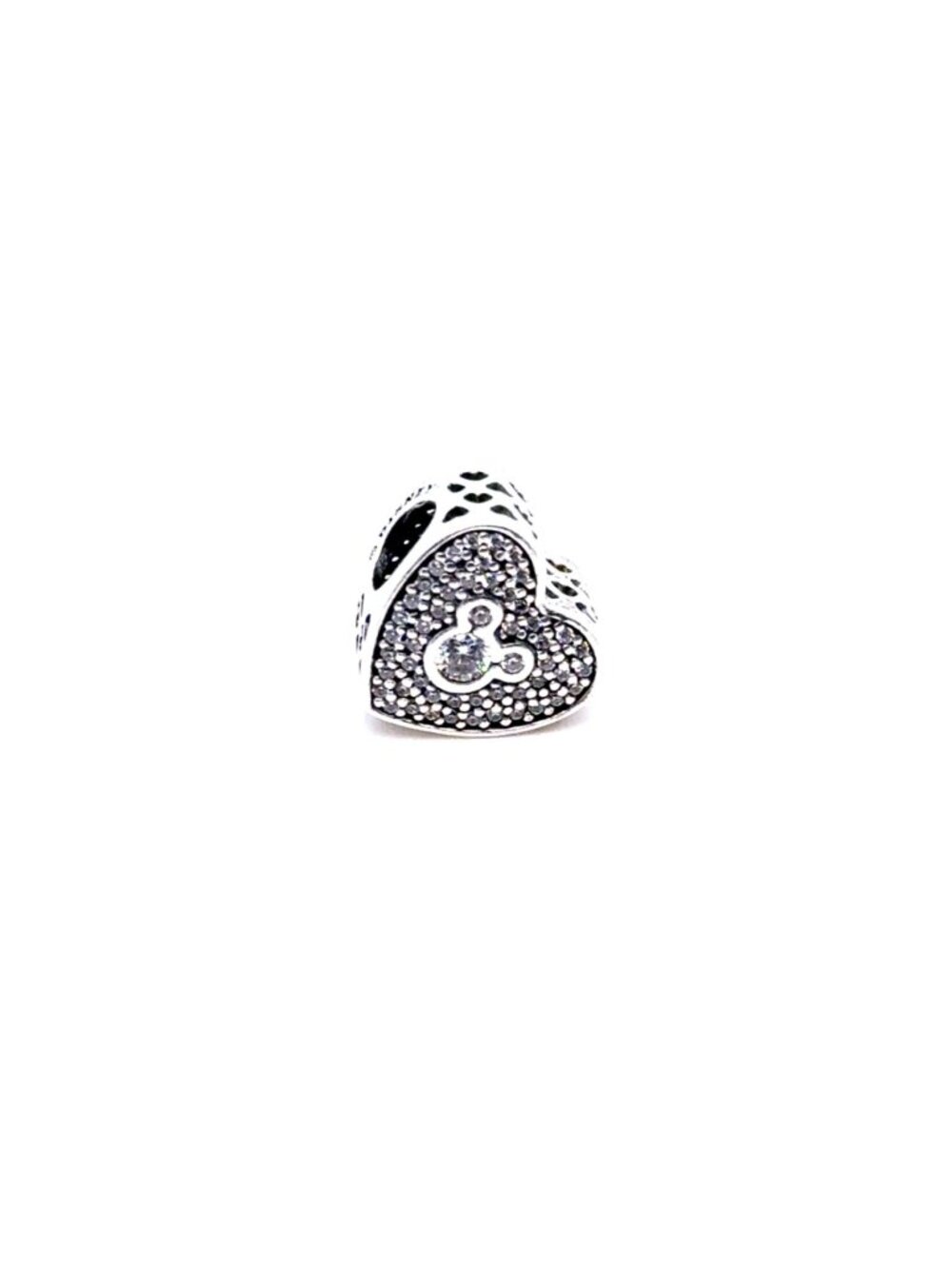 Pandora Disney Mickey & Minnie Sparkling Heart Charm‎